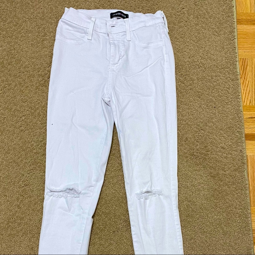 ripped white jeans